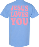 Jesus Love You Tee Blue